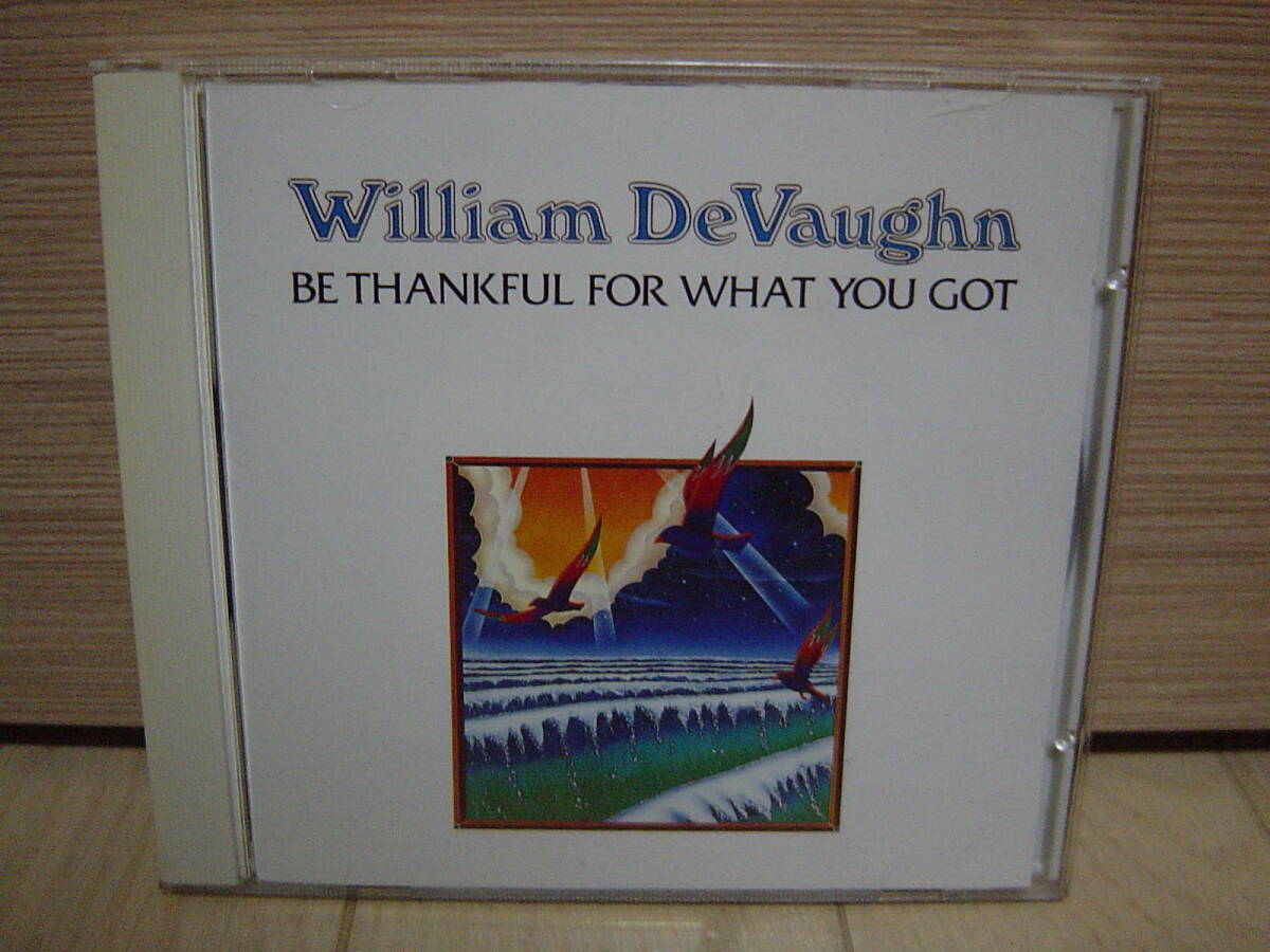 CD[SOUL] WILLIAM DEVAUGHN BE THANKFUL FOR WHAT YOU GOT ウィリアム・ディボーン_画像1