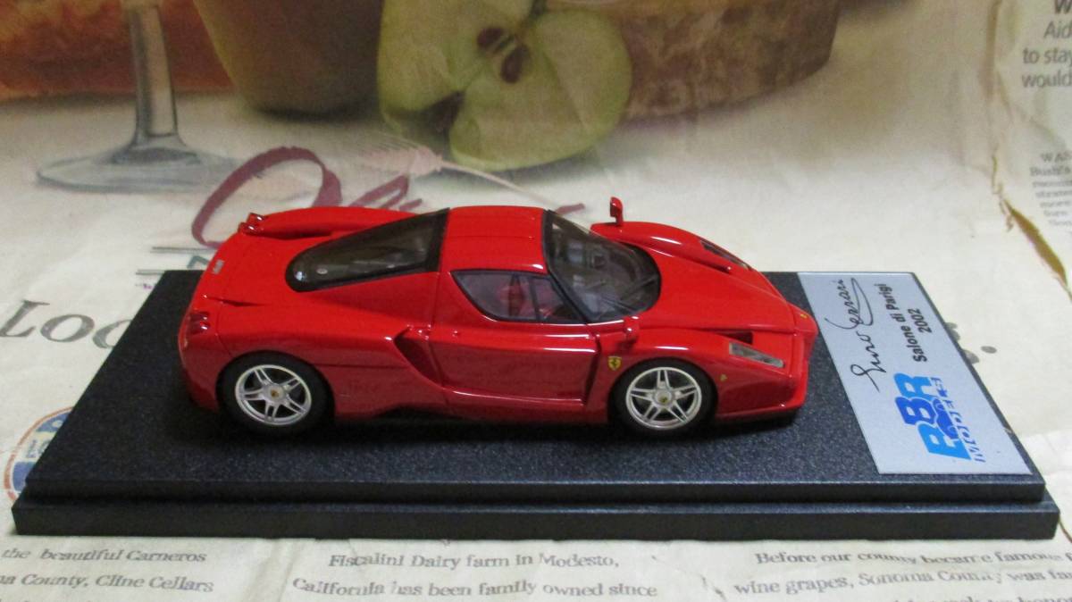 ☆絶版*BBR*1/43*Ferrari Enzo - Salone di Parigi 2002 レッド*フェラーリ≠MR_画像6