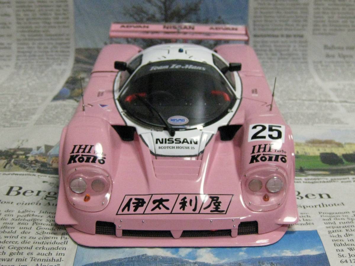 ☆激レア*世界555台*EXOTO*1/18*1990 Nissan R91CV #25 Team Italiya 1990 Fuji 500km*日産≠BBR_画像3