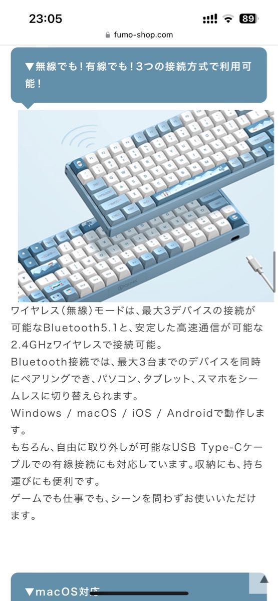 iQunix F97 メカニカルキーボード 有線 無線 US配列 97%サイズ