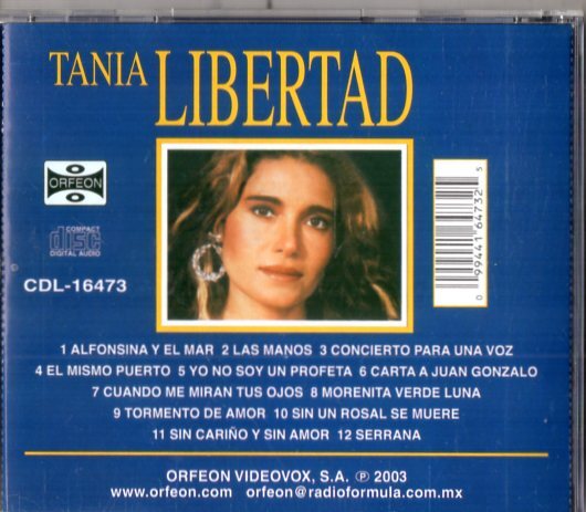 Tania Libertad /傑作1 /ラテン音楽、メキシコ・女性歌謡_画像2