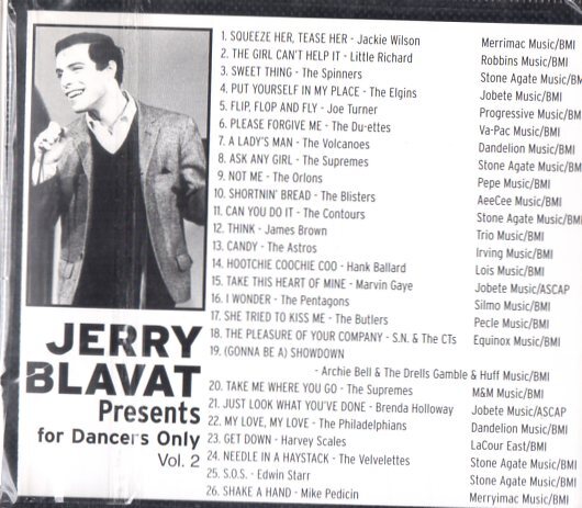 Jerry Blavat (有名DJ）選曲コンピ2/ルーツ、ソウル、ドゥーワップ、オールディーズ_画像2
