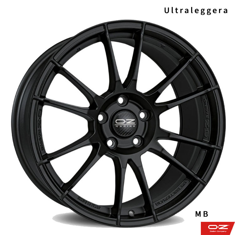 送料無料 オーゼット レーシング Ultraleggera (MB) 8J-18 +34 5H-120 (18インチ) 5H120 8J+34【1本単品 新品】_画像1