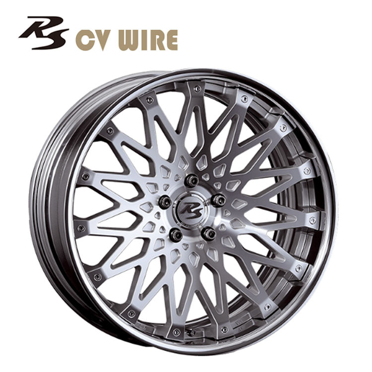 送料無料 クリムソン RS CV WIRE High Disk 10J-20 +45～－29 5H-120 (20インチ) 5H120 10J+45～－29【2本セット 新品】_画像1