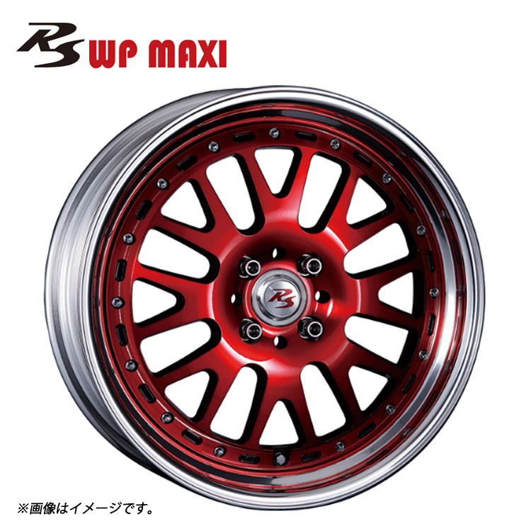 送料無料 クリムソン RS WP MAXI Super Low Disk 16/17inch 8.5J-16 +53～12 5H-100 【4本セット 新品】_画像1