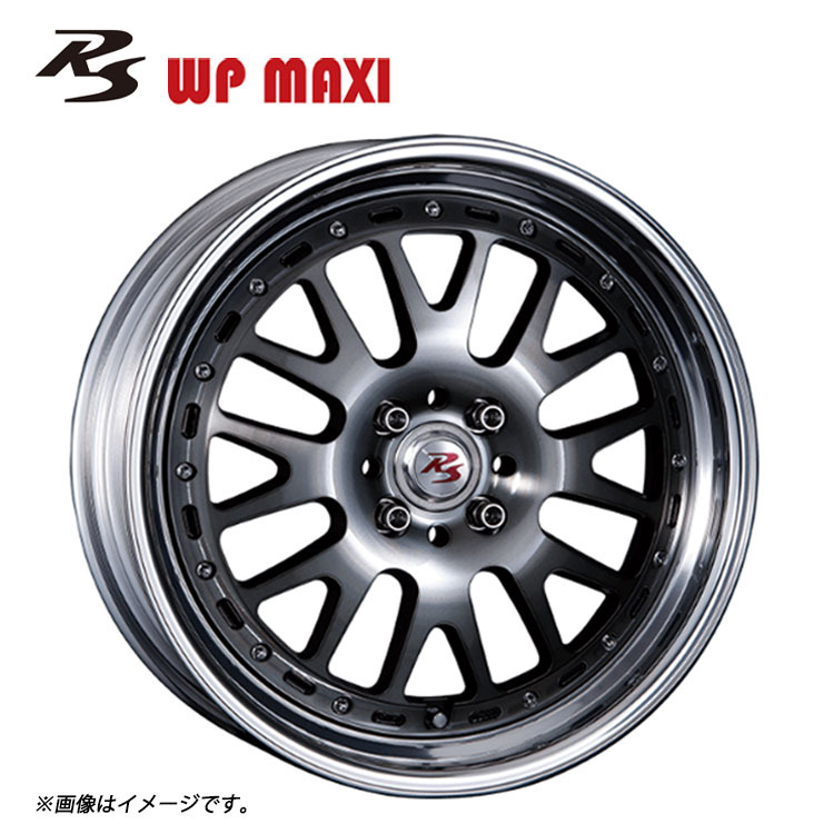 送料無料 クリムソン RS WP MAXI Mid Disk 16/17inch 8J-16 +42～－3 4H-98 【4本セット 新品】_画像1