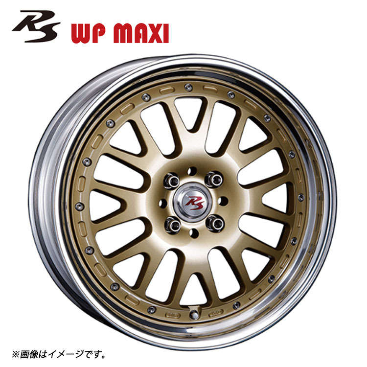 送料無料 CRIMSON RS WP MAXI High Disk 18/19inch 8J-18 +38～12 4H-98 【1本単品 新品】_画像1