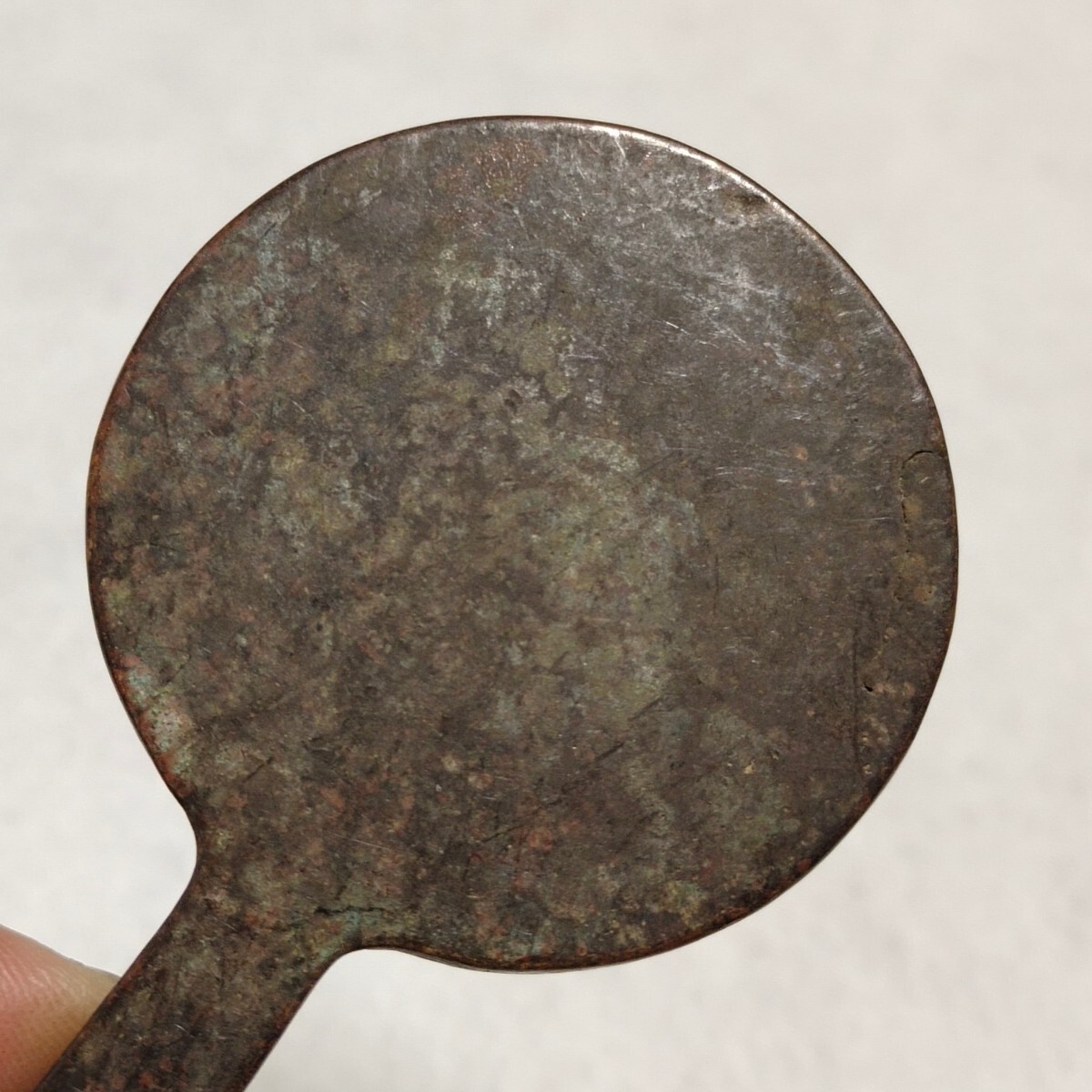 骨董品 青銅器 南極仙翁紋 唐鏡 銅鏡 激安_画像5