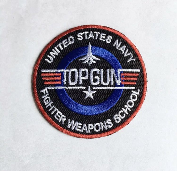 ◆送料無料◆新品　ワッペン アイロンワッペン パッチ　ミリタリーワッペン トップガン　TOP GUN_画像1