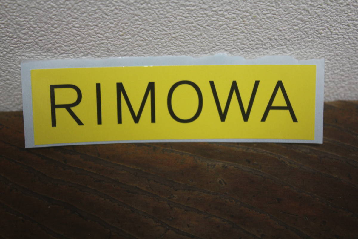  не использовался Rimowa RIMOWA стикер Logo ②