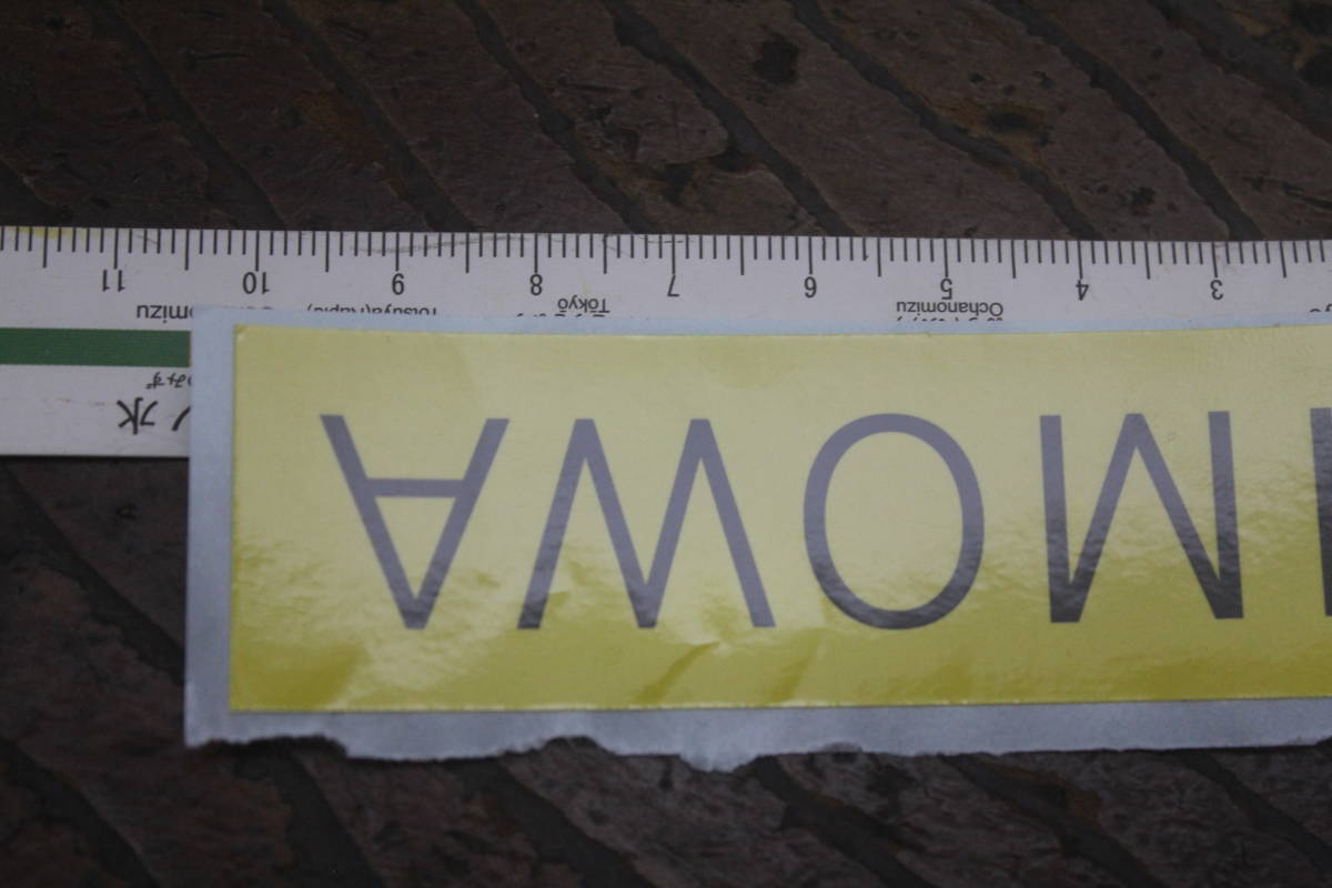 unused Rimowa RIMOWA sticker Logo ②