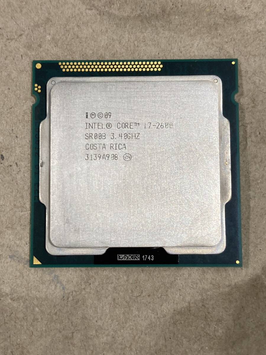 Intel インテル CORE i7-2600 3.40GHz 送料無料 01_画像1