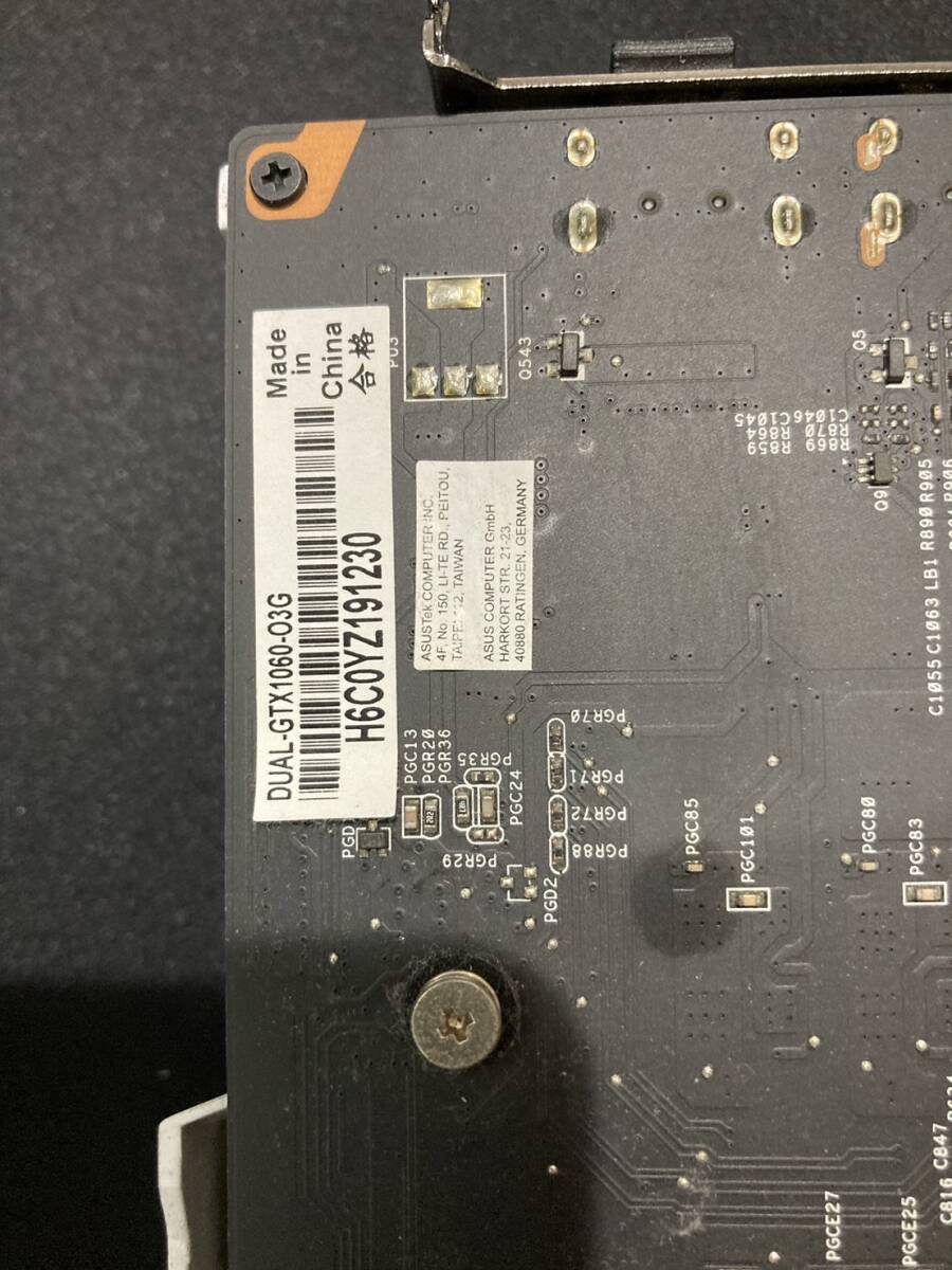 ASUS NVIDIA GeForce GTX1060 オーバークロックモデル DUAL-GTX1060-O3G 送料無料02の画像3