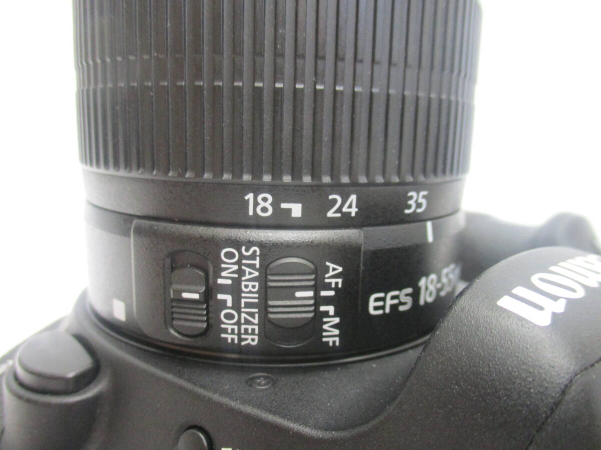 【3-11】Canon キャノン EOS 7D Mark　ZOOM LENS EF-S 18-55mm 1:3.5-5.6 IS Ⅱ　バッテリー3個/充電器/説明書他　美品_画像10