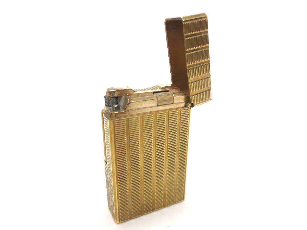 【3-20】S.T.Dupont デュポン ガスライター ライン ゴールドカラー 喫煙具 喫煙グッズ ジャンク品_画像4
