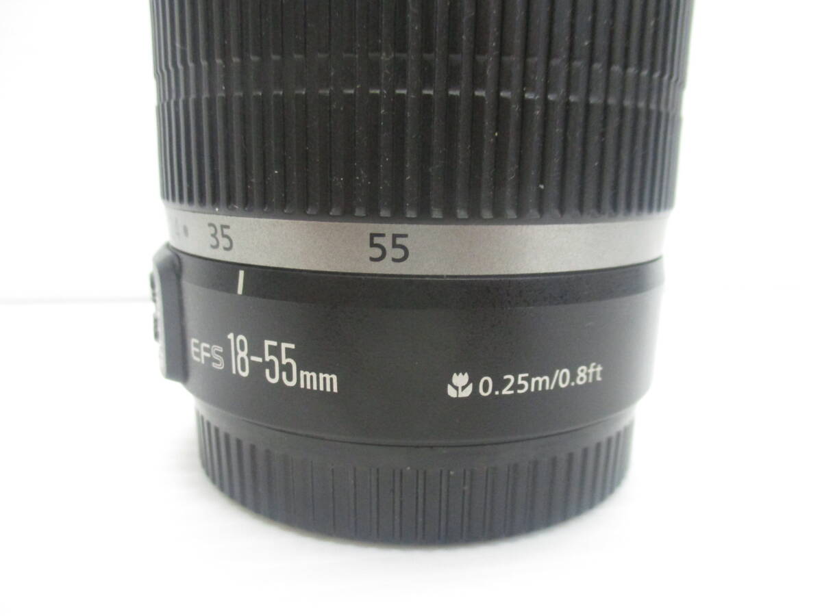 【3-182】CANON レンズ ZOOM LENS EF-S 18-55mm 1:3.5-5.6 IS_画像7