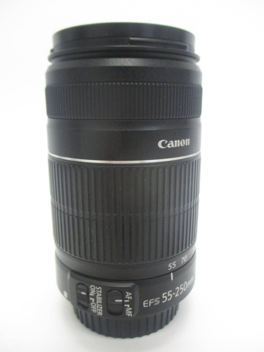 【3-170】Canon キャノン レンズ ZOOM LENS EF-S 55-250mm　1:4-5.6 IS Ⅱ_画像3