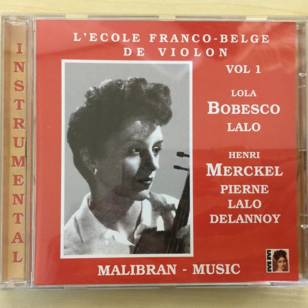 【稀少/MALIBRAN】ボベスコ＆メルケル★ラロ：スペイン交響曲、他の画像1