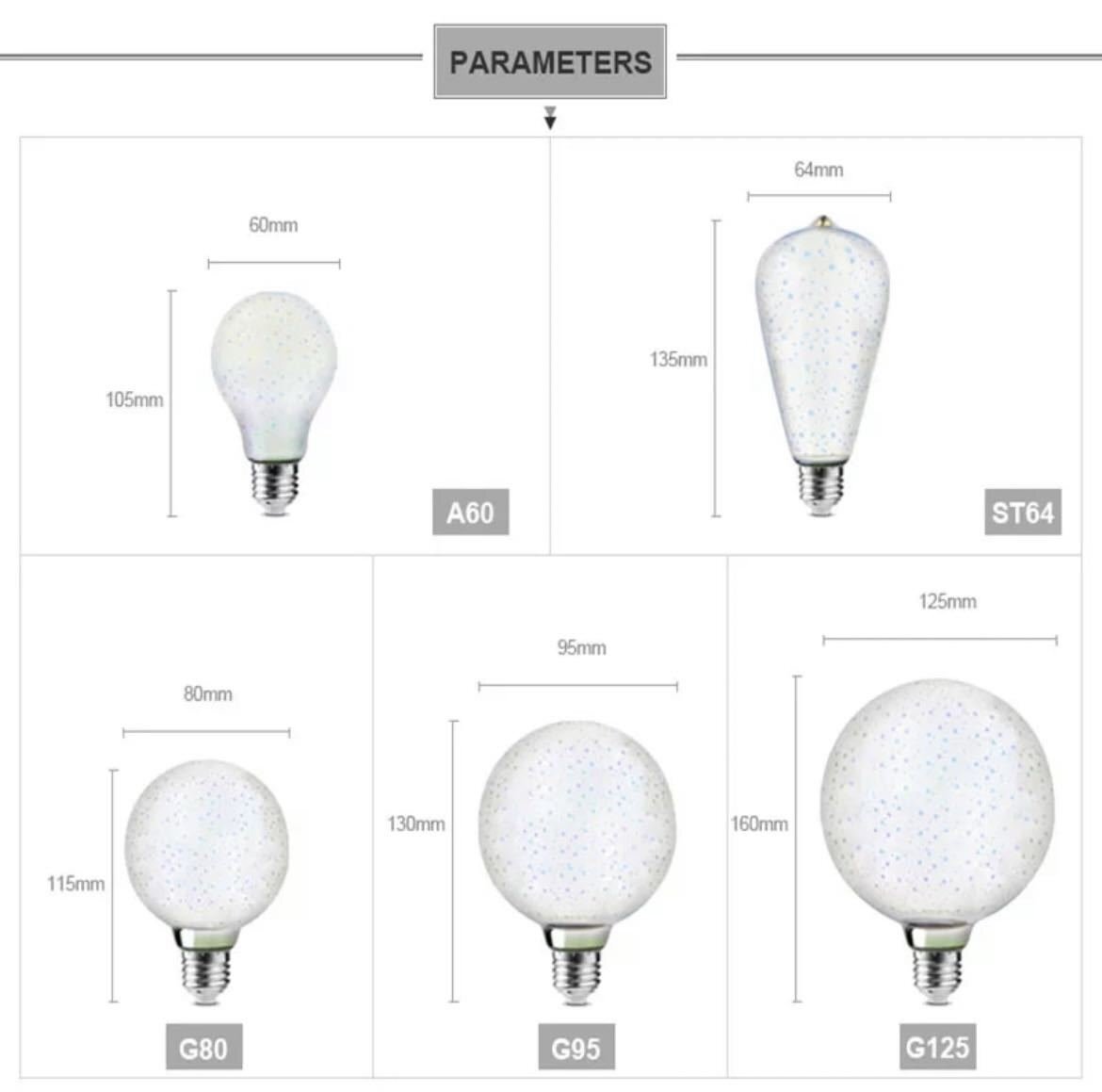 イルミネーションライト インテリア照明 間接照明 LED 各2色 花火 デコレーション 電球 テーブルランプ_画像4