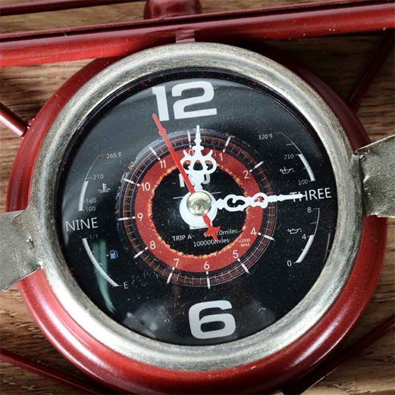 レプロペトロ ラ機 航空機 飛行機 時計 壁時計 おジッしゃれク カ ノスタルフェ オブ リビングジェの画像3
