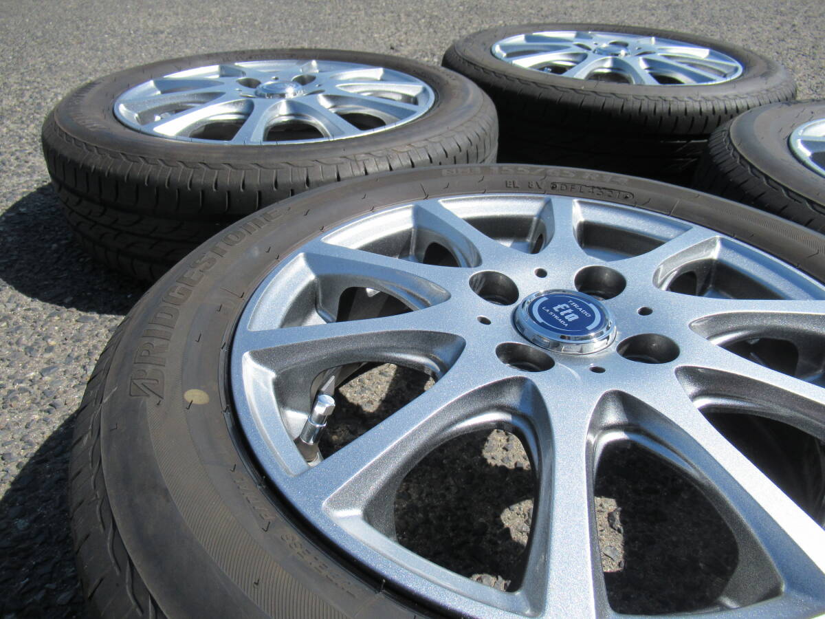 中古タイヤ☆155/65-14 155/65R14 BS NEXTRY ABESHOKAI 4.5J+45 100 4H タント ムーブ イース ワゴンR スペーシア アルト ラパン等に☆_画像6