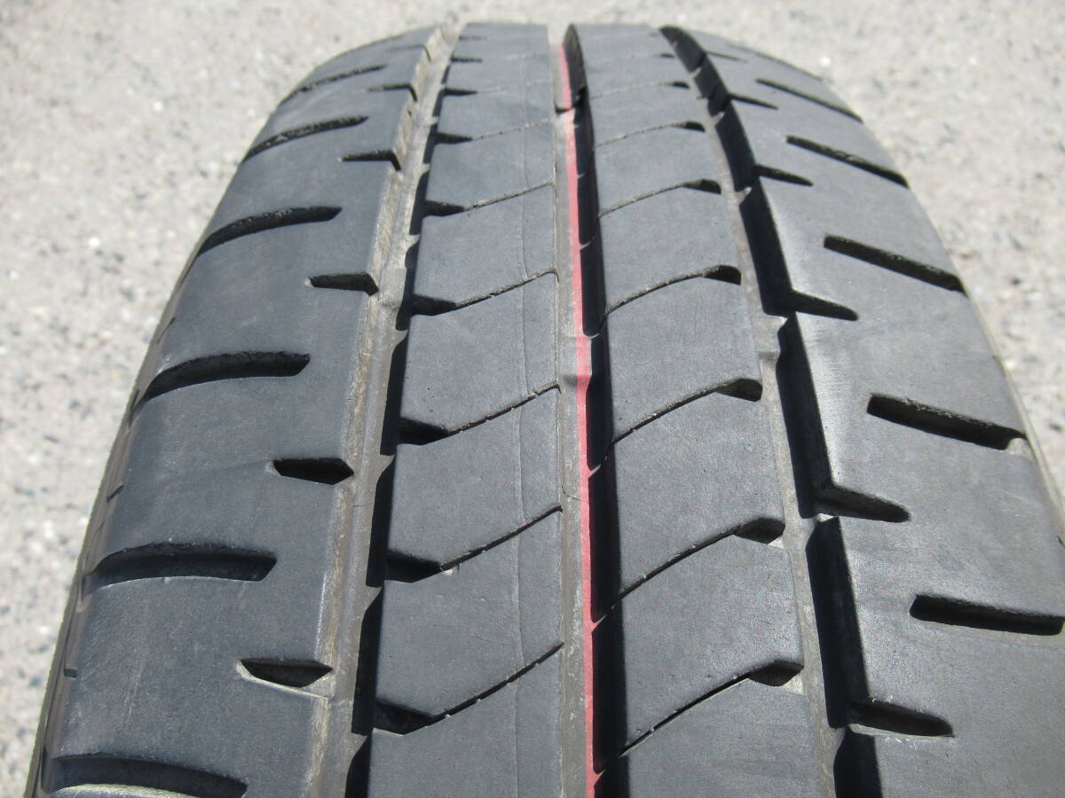 中古タイヤ☆195/65-15 195/65R15 ブリヂストン NEWNO 2023年製 8分山 2本セット 程度良好☆の画像3