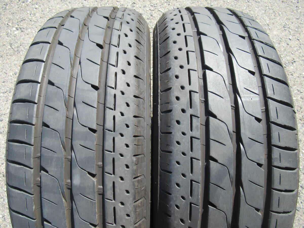 中古タイヤ☆205/60-16 205/60R16 ブリヂストン LUFT RVⅡ 2022年製 9分山 2本セット 程度良好☆_画像1