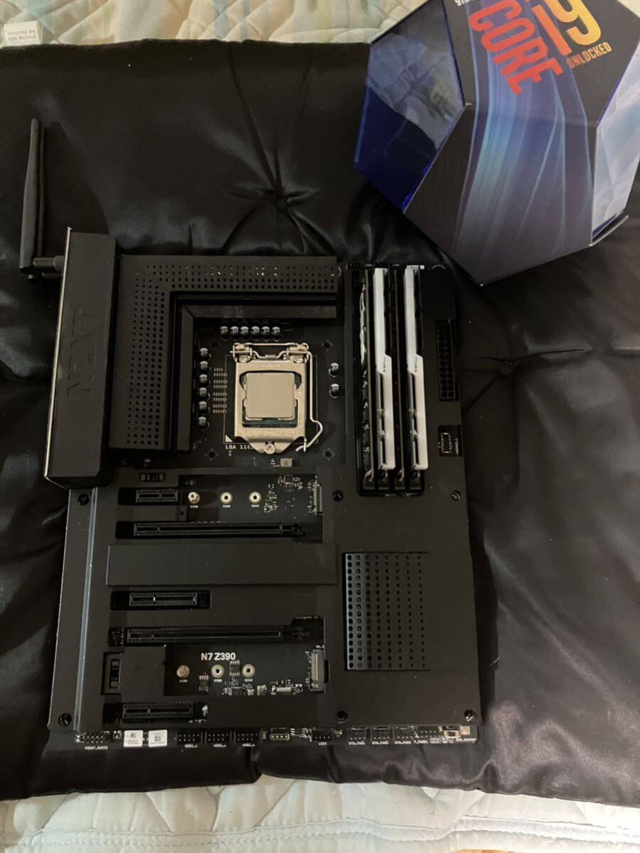 Core i9 9900k CPU&NZXT Z390マザー＆G SKILL DRAM32GBセット_画像1