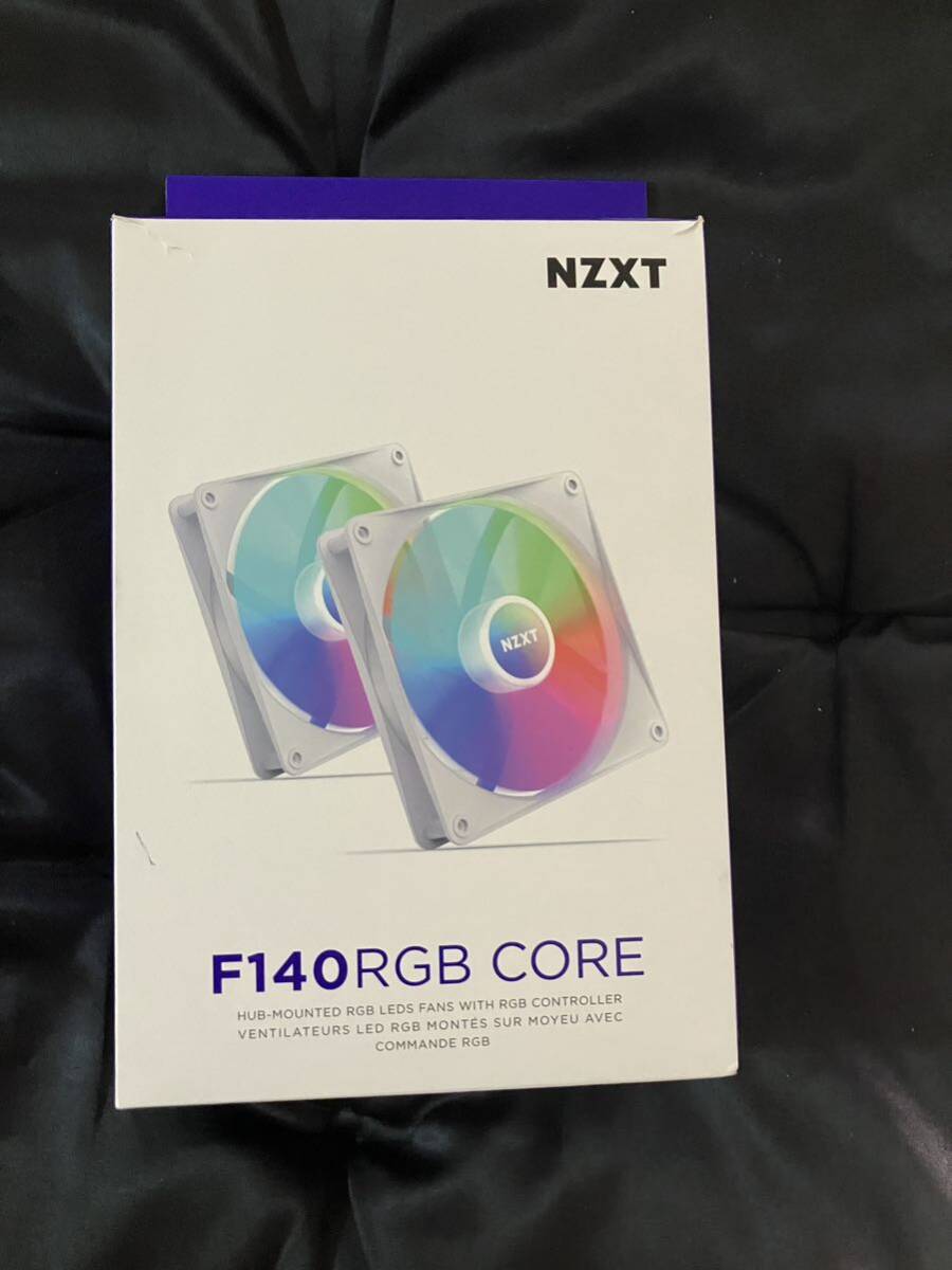 NZXT F140 RGB CORE ファンx2個とRGBコントローラー セット 中古の画像1