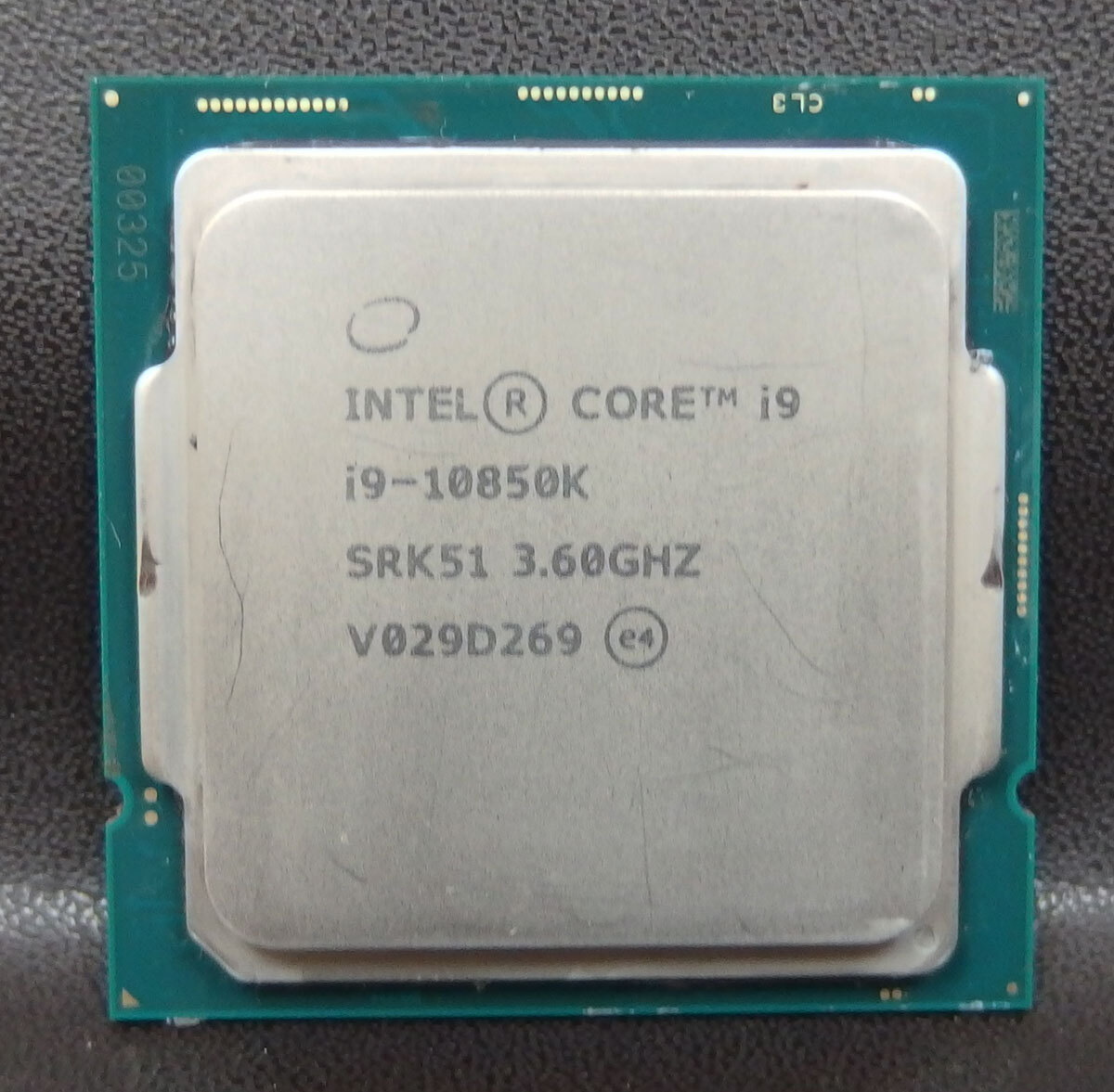 cpu784 INTEL CORE i9-10850K SRK51 LGA1200 中古動作品の画像1