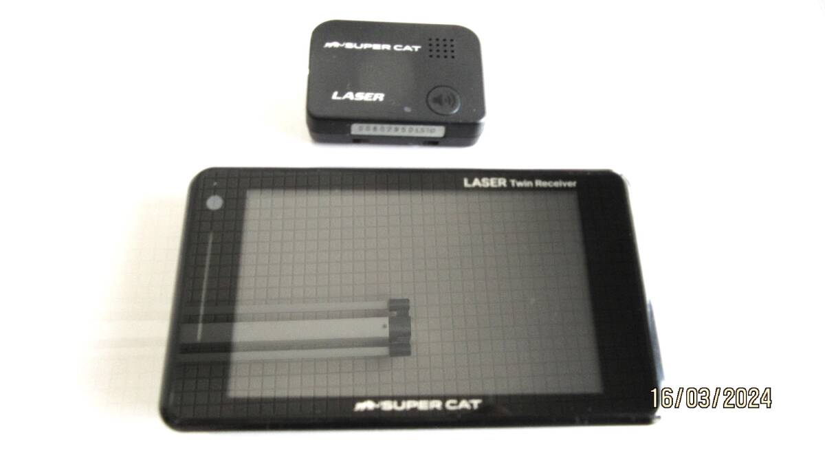 YUPITERU SUPER CAT GPSアンテナ内蔵 レーザー＆レーダー探知機 A350α（LS300、Z100L 同等品）＋【 SUPER CAT LS10 レーザー光受信機】 _画像1