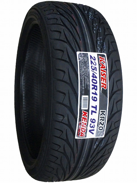 4本セット 225/40R19 2023年製造 新品サマータイヤ KENDA KR20 送料無料 ケンダ 225/40/19の画像3