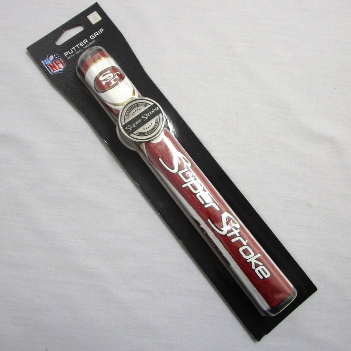 Super Stroke Mid SLIM 2.0 NFL 49ers Team Golf Putter Grips by スーパーストローク US仕様 San Francisco 49ers サンフランシスコ_画像1