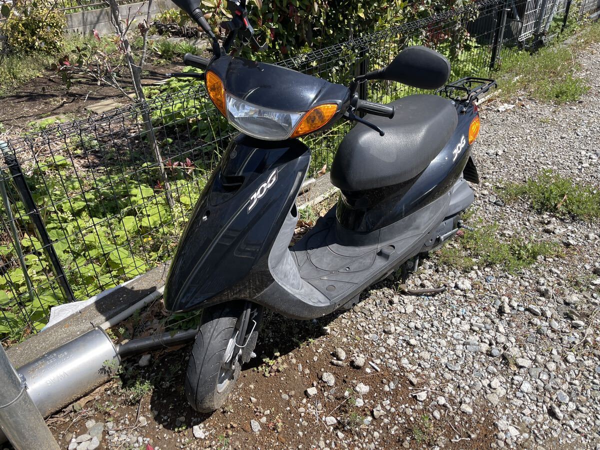 1円スタート売切！ヤマハ JOG SA36J 廃車済　神奈川県横浜市　検索ワード　原付　50cc DIO 原チャ　売り切り　YAMAHA ジョグ_画像1