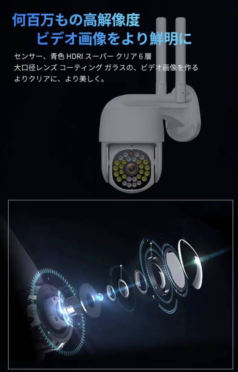  security camera WiFi network camera .... camera human body detection automatic . tail nighttime color photographing interactive sound 360° all direction PTZ rotation 