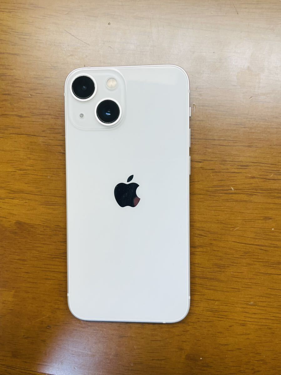 ジャンク品 iPhone 13 mini 256GB SIMフリー スターライト スマートフォンの画像4