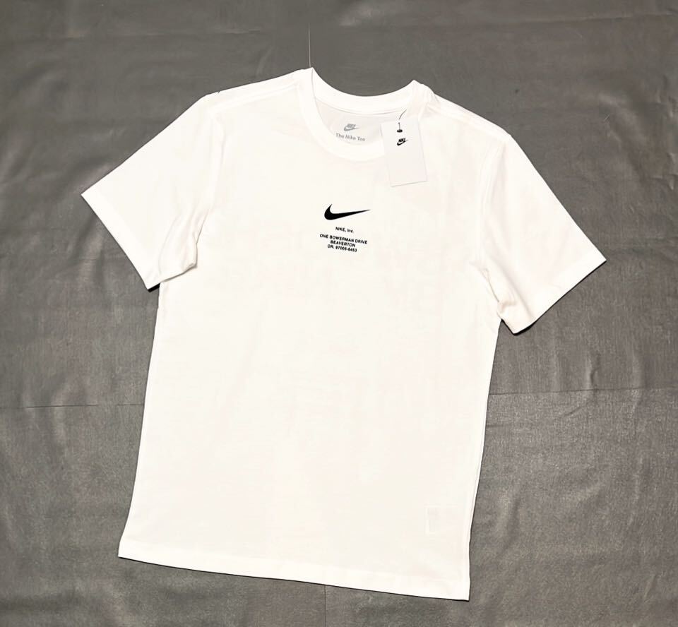 新品 ナイキ SWOOSH BY NIKE T-shirt スウッシュ ロゴ Tシャツ ブラック&ホワイト 黒 白 ［ Lサイズ ］ 2枚セット_画像7