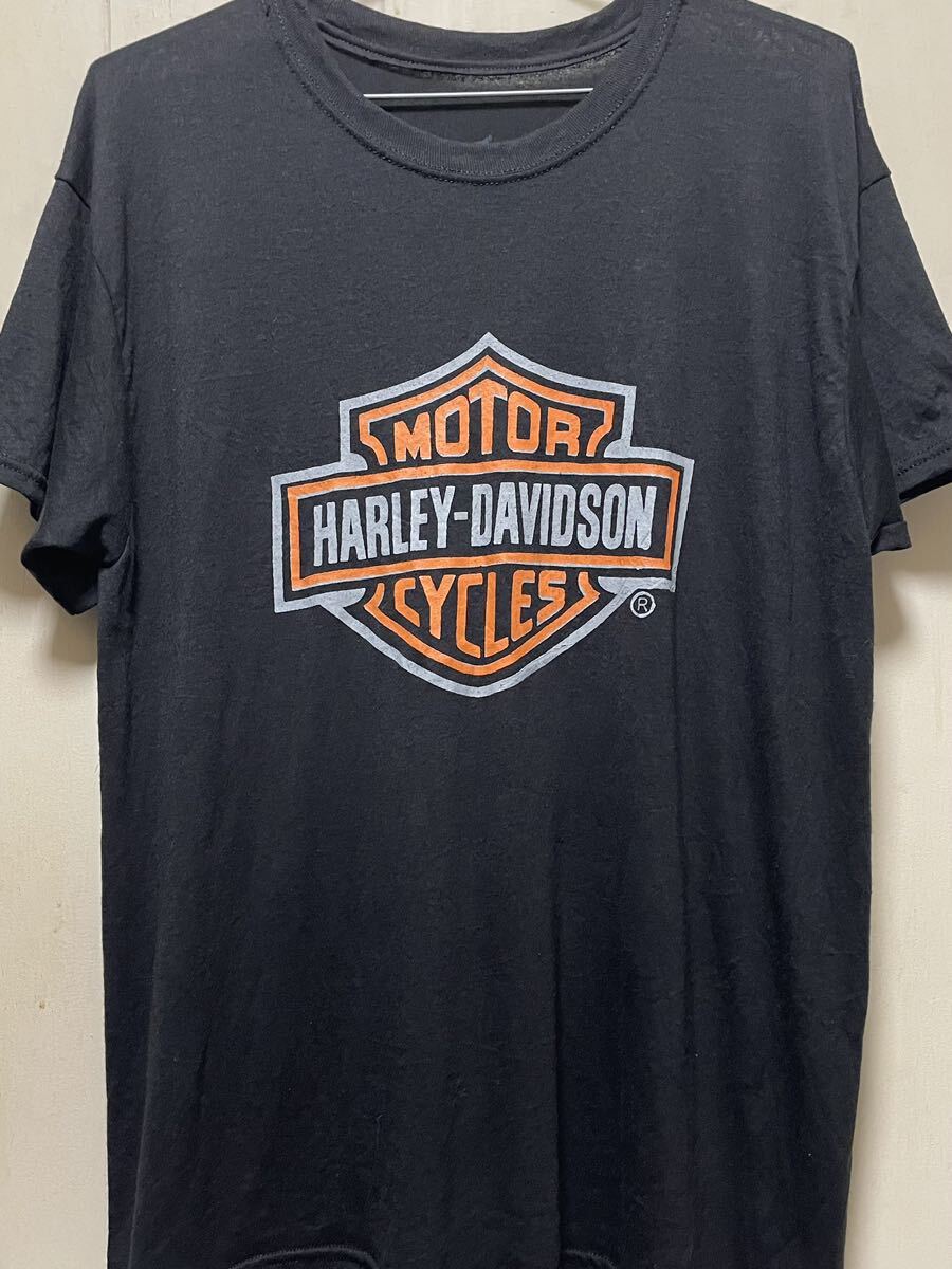 HARLEY-DAVIDSON ハーレーダビットソン両面プリント Tシャツ M古着 Hanes_画像5