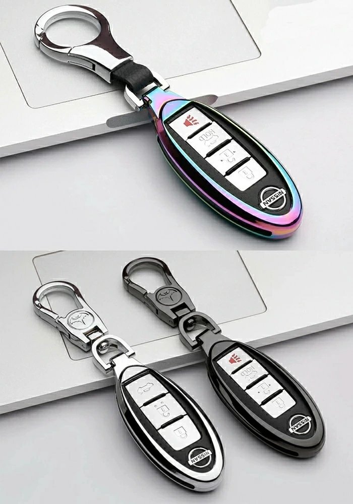  Nissan smart key case key cover key holder metal dirt, scratch prevention Nissan new model Serena C27 C26 C25 Elgrand *9 сolor selection /1 point 