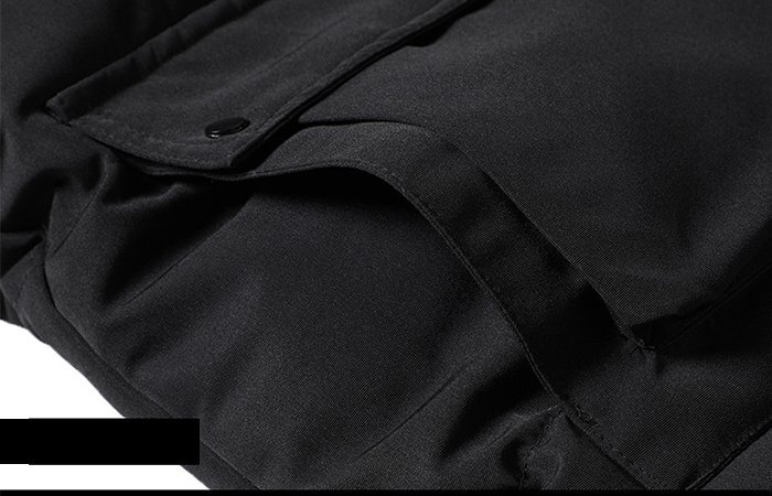 メンズ ジャケット 中綿冬服 メンズ コート 厚手 防風 防寒 暖かい アウター フード付き 大きいサイズ ★3色選択可/M~4XLサイズ_画像9