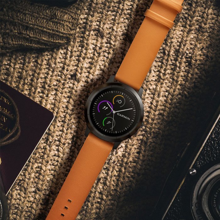 Garmin vivoactive3/vivomoveHR 対応 交換ベルト 本革 レザーバンド 本革レザーベルトバンド ウォッチバンド ベルト 腕時計バンド 交換ベル_画像6