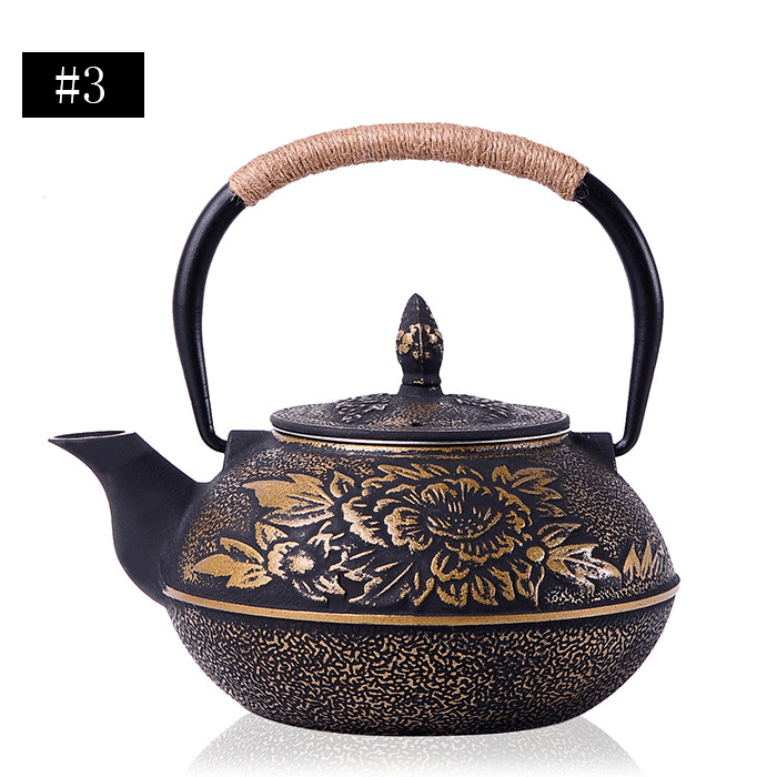 新品 茶道具 未塗装鉄器 提梁壺 大容量 鋳鉄製ティーポット純粋な手水を沸かして茶を煮る茶具 未使用 （#6）_画像5