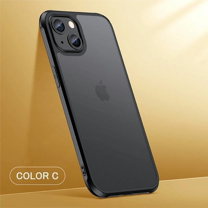 iPhone 13 ケース 半透明 画面保護 レンズ保護 iPhone 13 Pro Max 用 ケース 超耐衝撃 磨砂感 黄変防止 指紋防止 (COLOR C )_画像1