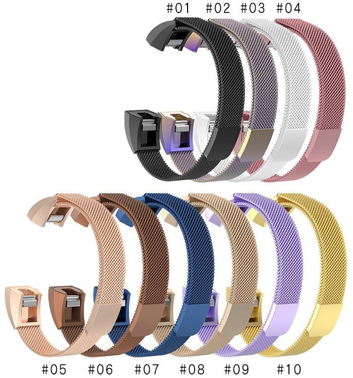バンド Fitbit Alta HR対応 交換ベルト 腕時計交換用バンド ステンレス鋼 バンド 交換ベルト Fitbit Alta HR 兼用 ☆10色/多形状選択/1点_画像10