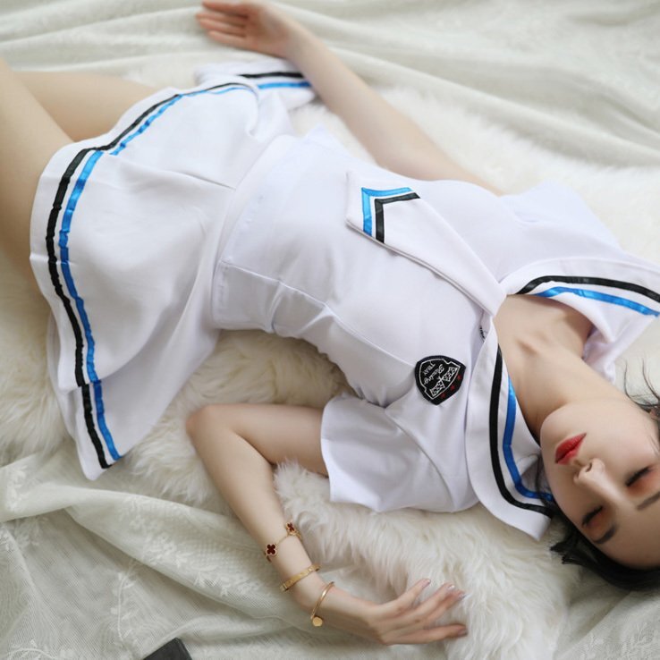 [L size ] super sexy sailor suit manner [ tops * skirt * shorts 3 point set ] Kiyoshi original . uniform school uniform cosplay miniskirt 
