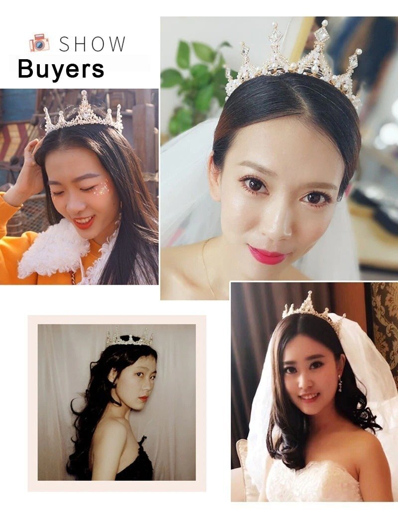  Crown head band Tiara necklace earrings accessory u Eddie ng play . woman . wedding 