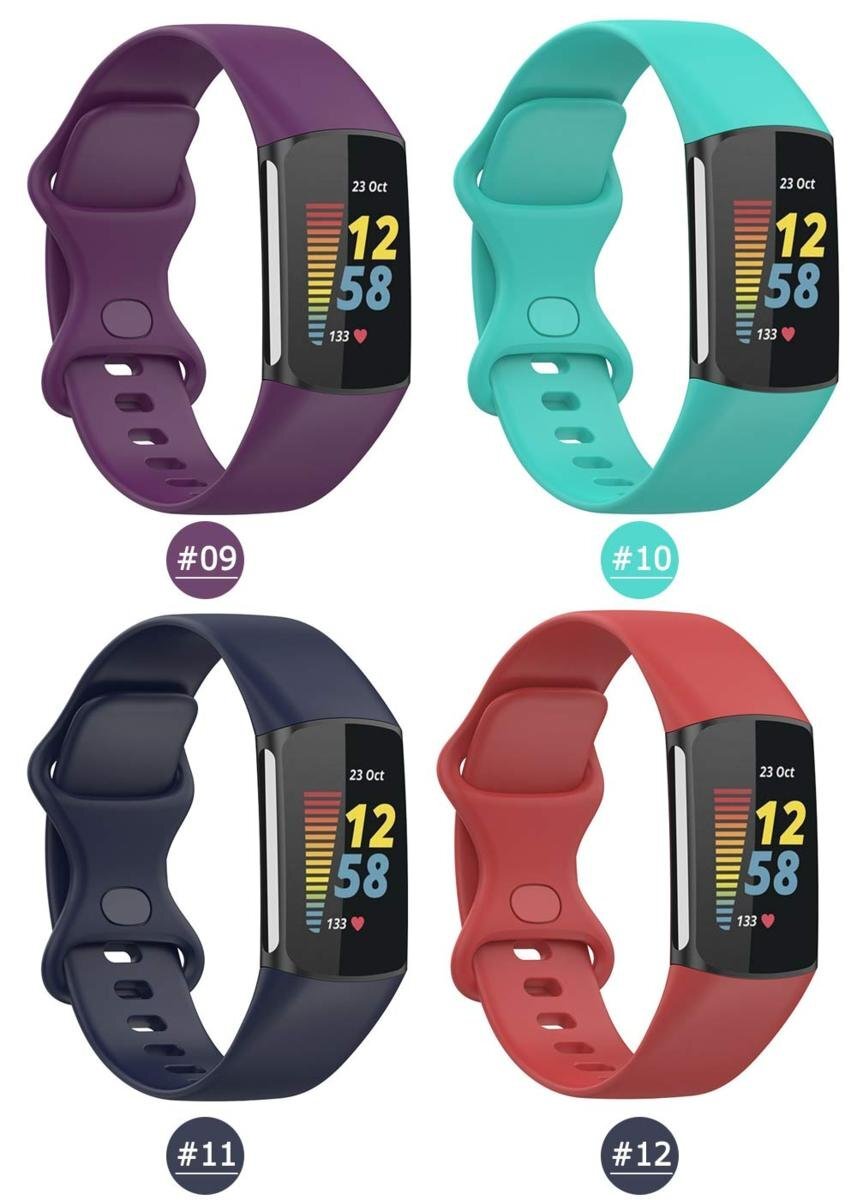 Fitbit Charge 5交換用バンド Fitbit Charge 5 フィットビット チャージ5 軽量 柔らかい通気 調整可能 多色選択 傷防止 防汗☆多色選択/1点_画像4