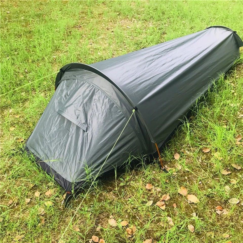 # camp tent travel back packing tent outdoors camp sleeping bag tent light weight outdoor one person for tent 