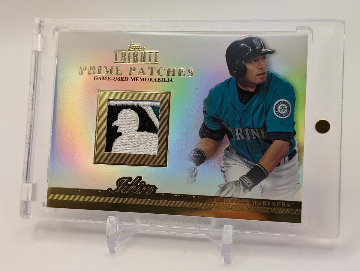 【24枚限定】イチロー/2012/Topps/Tribute/ PRIME PATCHES / GAME-USED MEMORABILIA /マリナーズの画像2