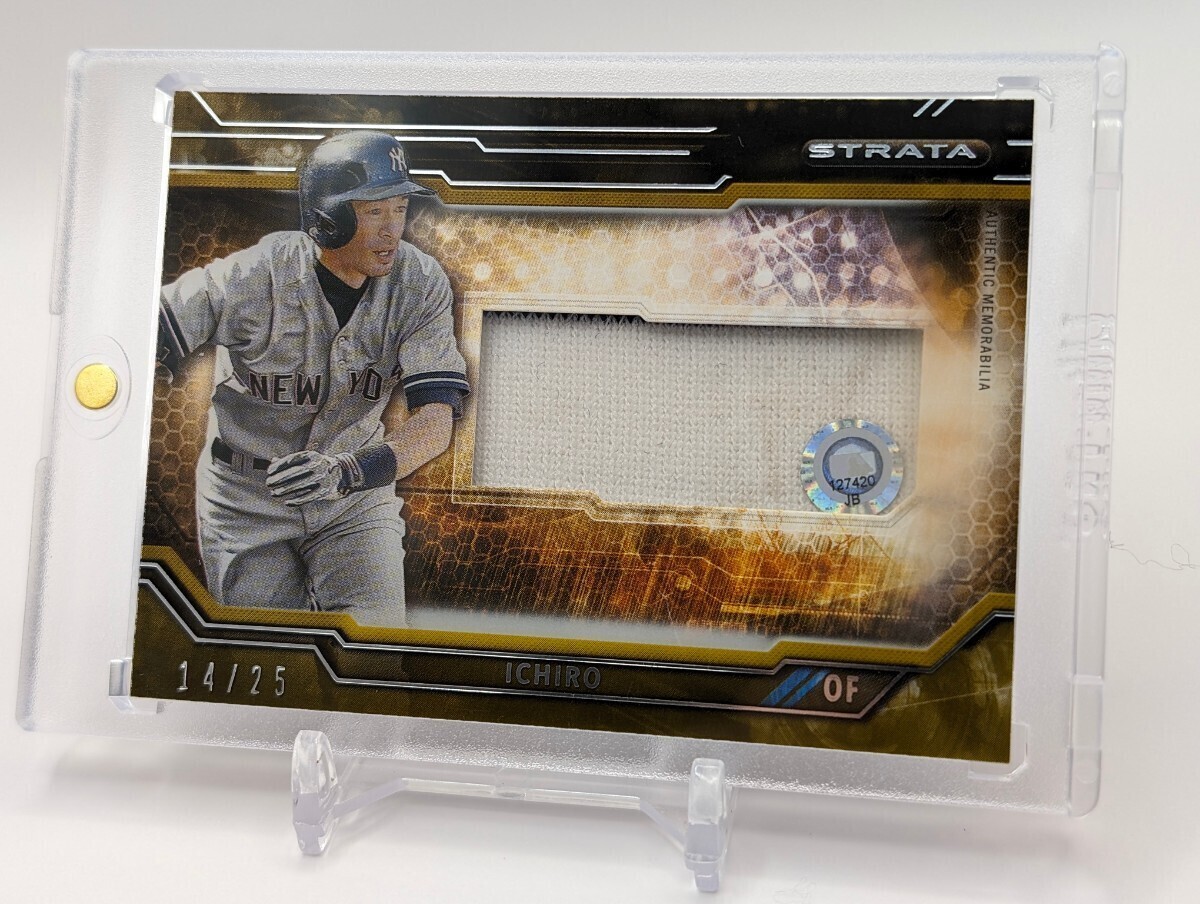 【25枚限定】イチロー/2015/Topps/Strata/Relic Card/ヤンキース_画像2